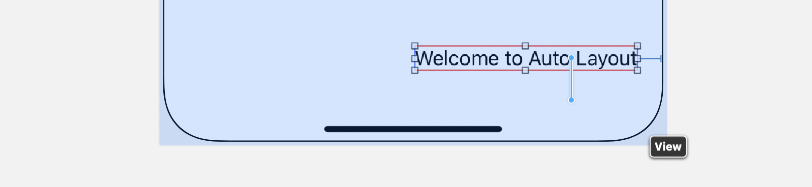 Figure 5-12. Using Control-drag to add the second constraint