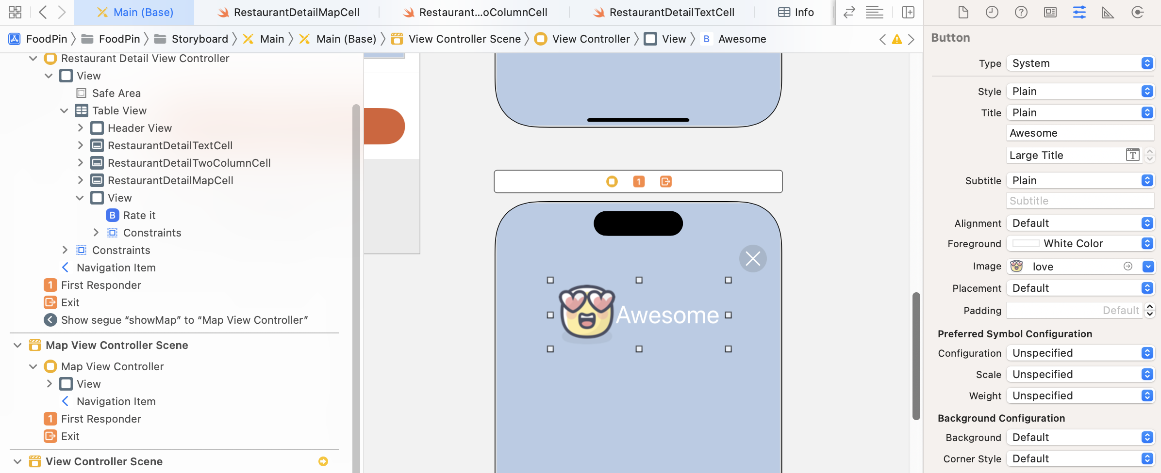 Figure 17-10. Adding a view to the view controller