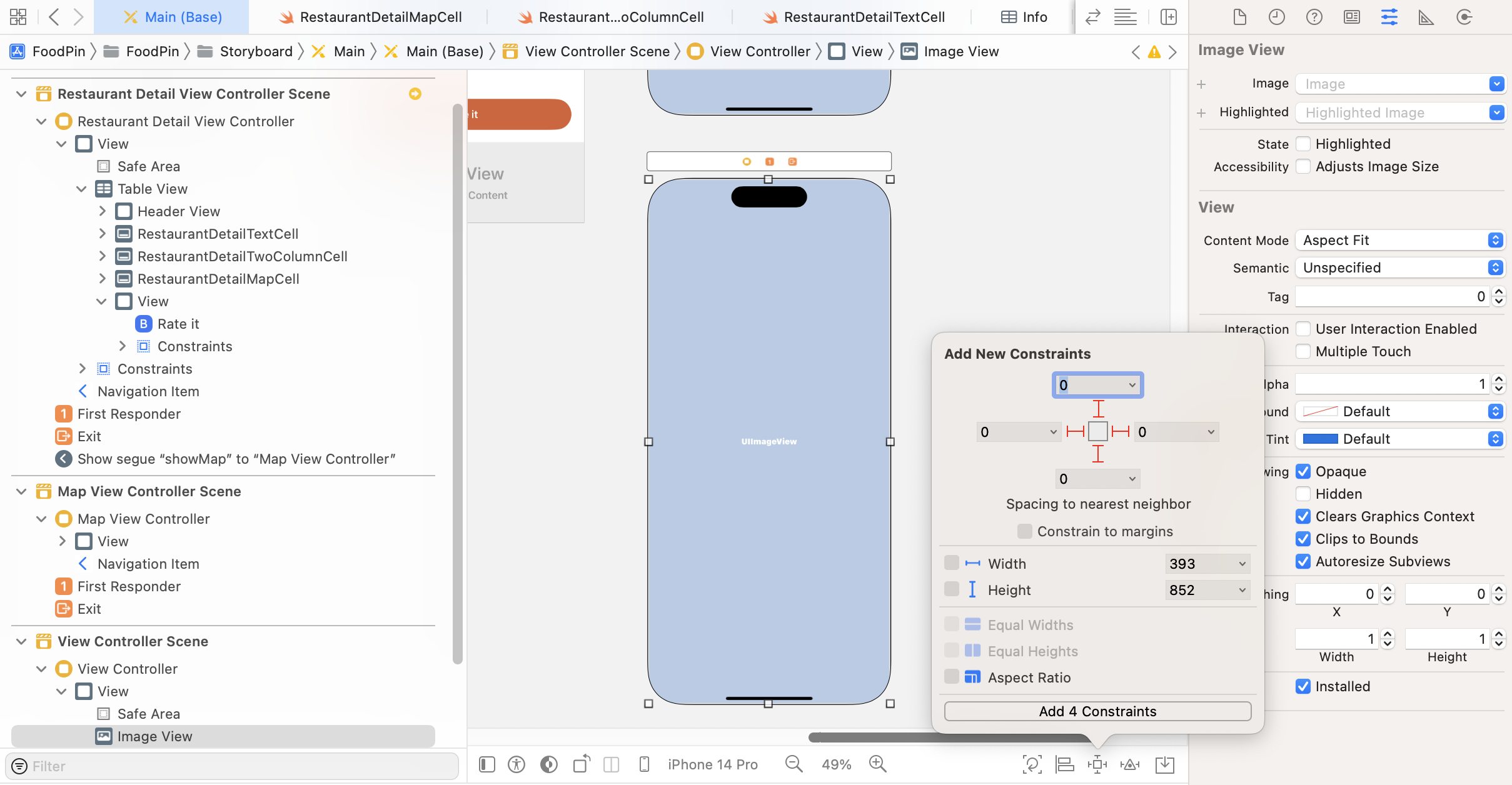 Figure 17-8. Adding missing constraints