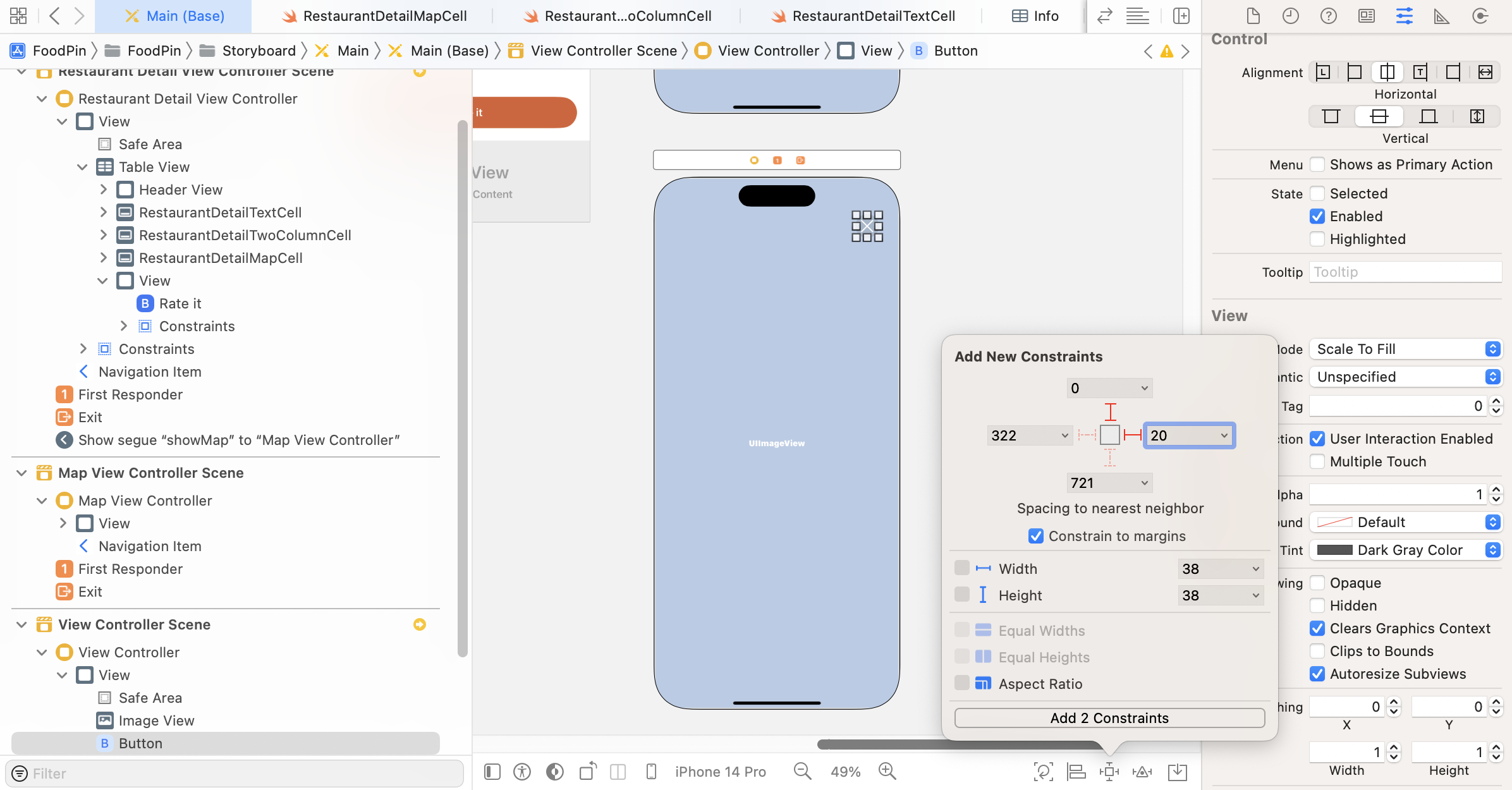 Figure 17-9. UI design of the review view