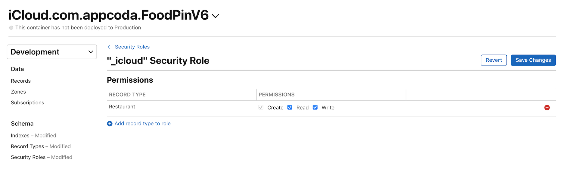 Figure 24-22. Setting the permission of the Authenticated roles