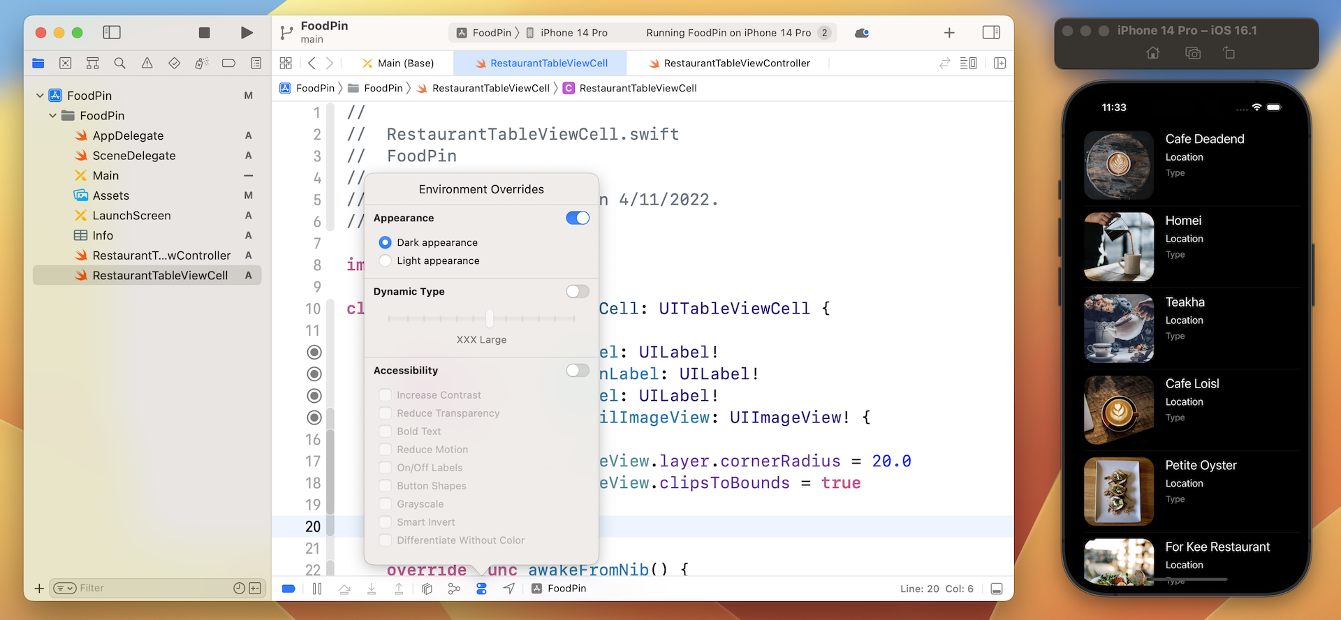 Figure 9-30. Redesigned Custom Table