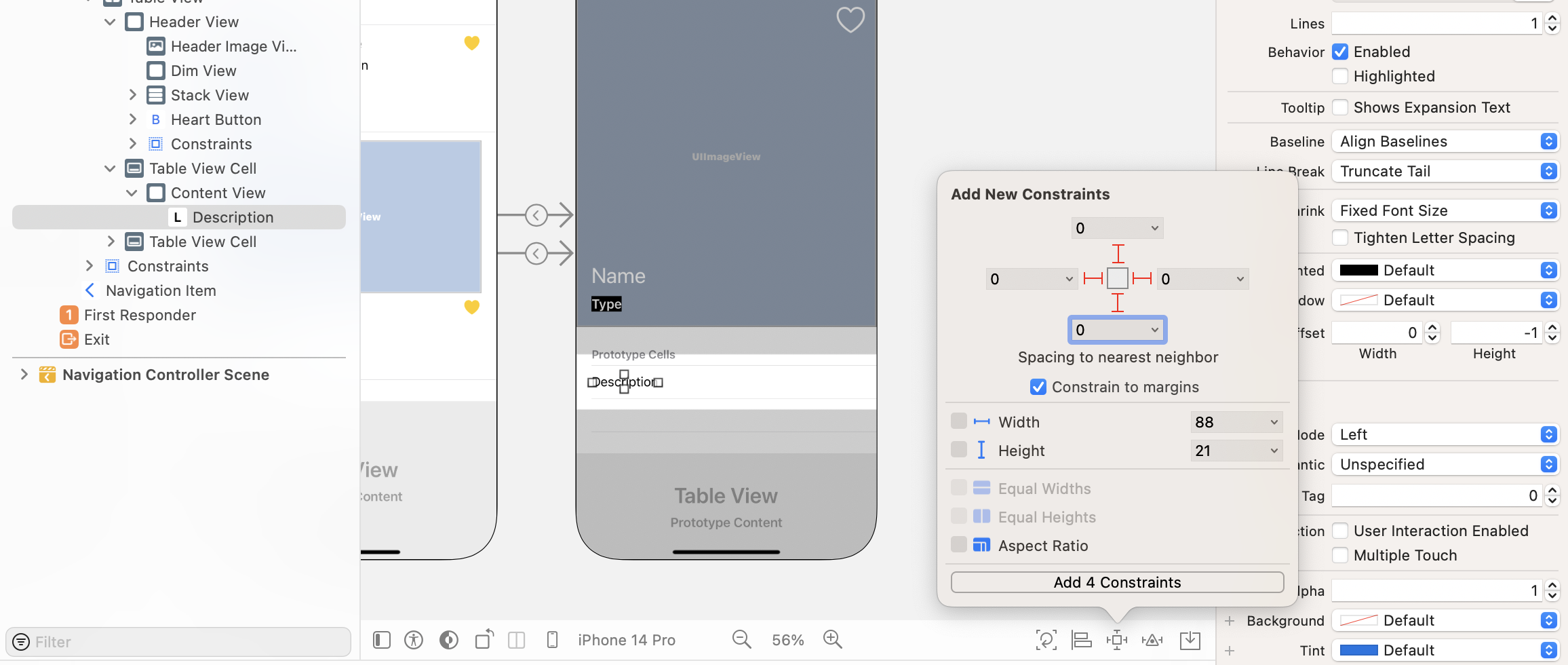 Figure 14-29. Designing the first prototype cell with a label