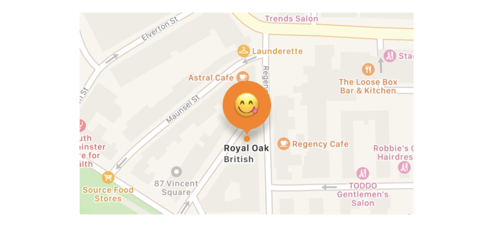 Figure 16-21. An annotation with an emoji icon