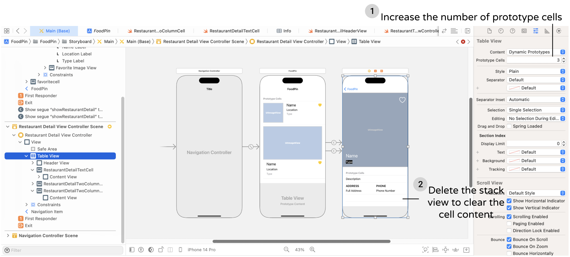 Figure 16-3. Adding two more prototype cells
