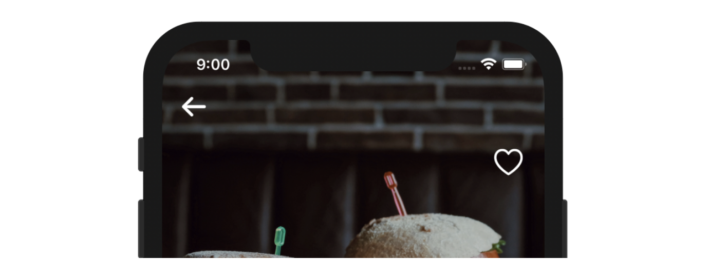 Figure 15-11. The detailed view shows the status bar in white