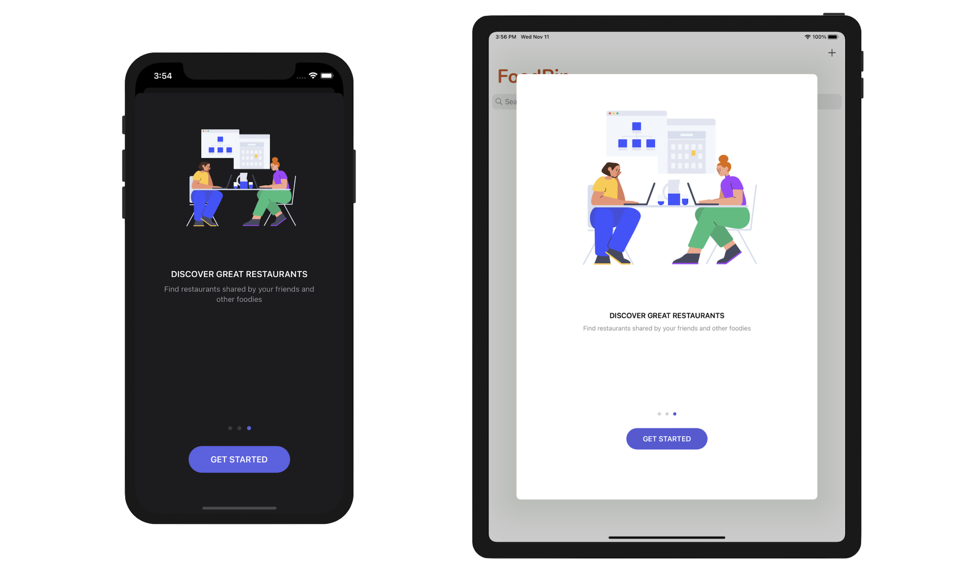 Figure 21-22. The last screen now hides the Skip button