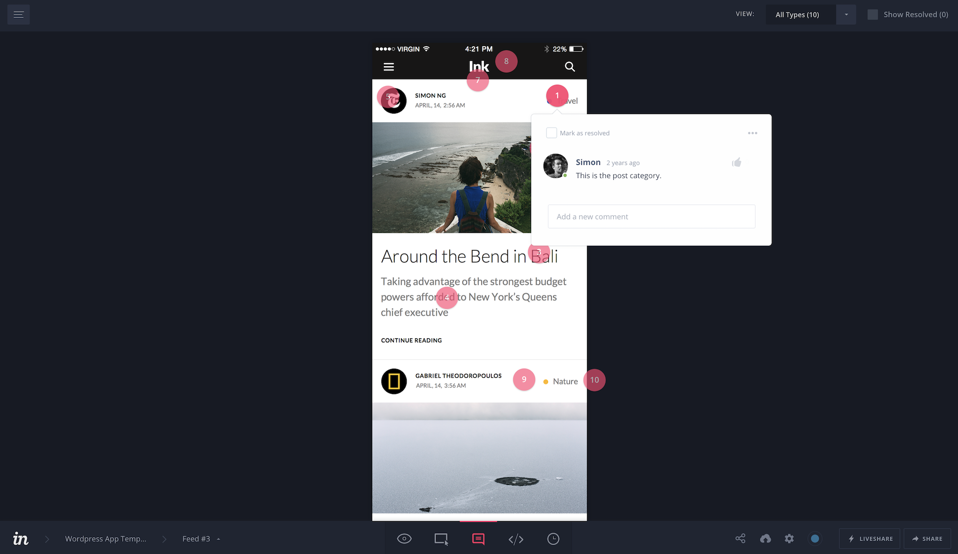Figure 7-9. Prototyping using InVision
