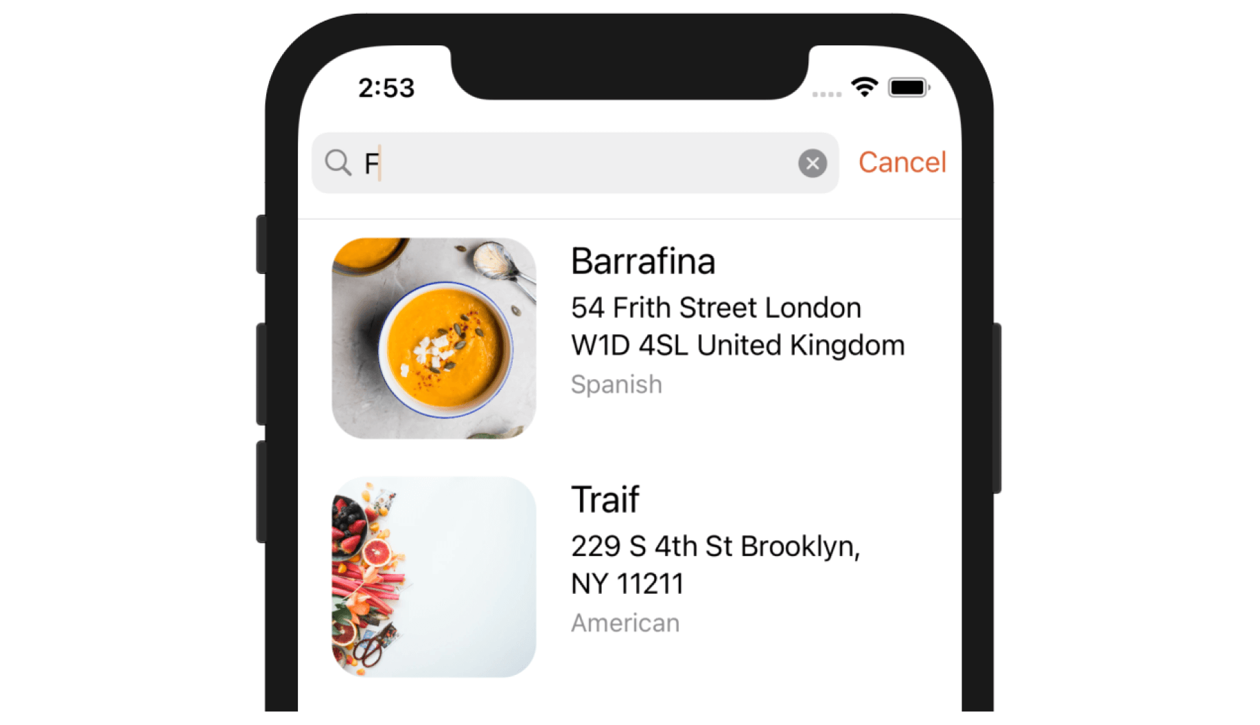 Figure 20-5. A sample search bar after customization