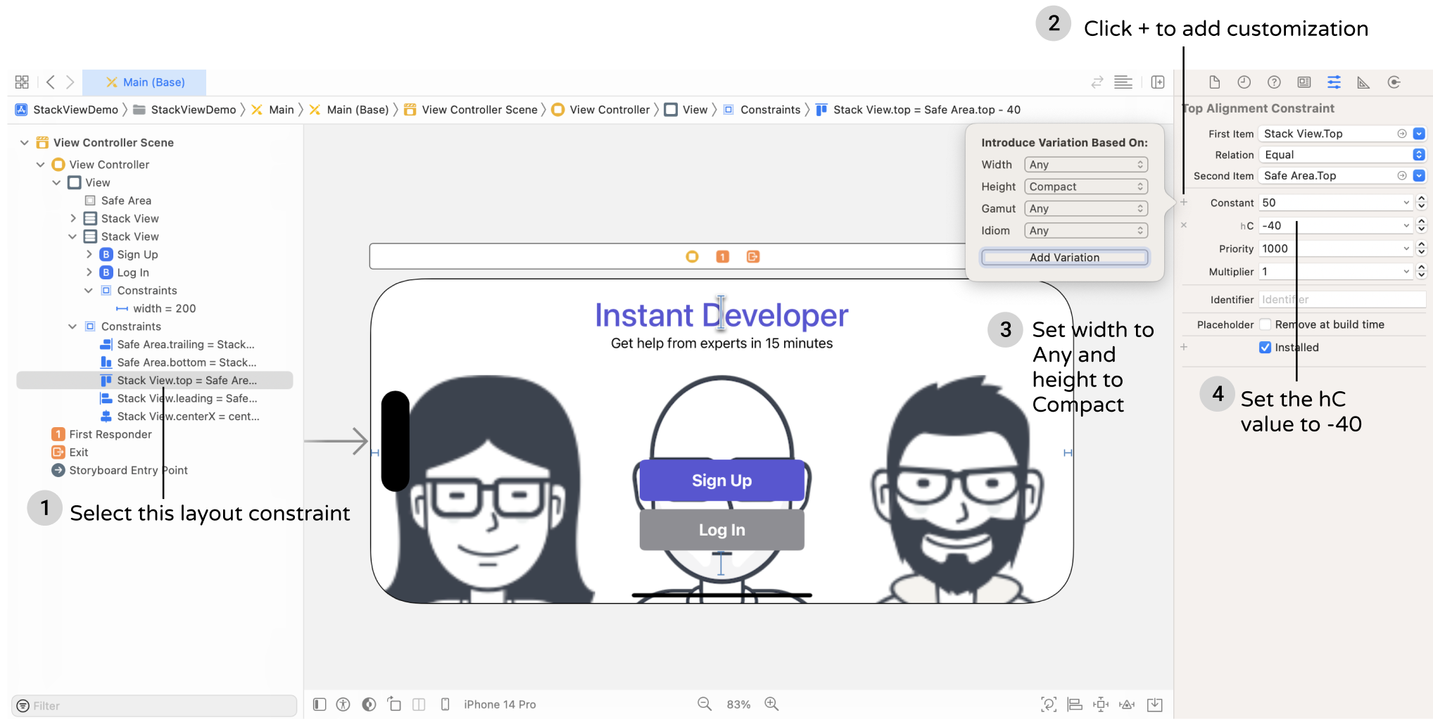 Figure 6-33. Add a Size-Class-specific constraint