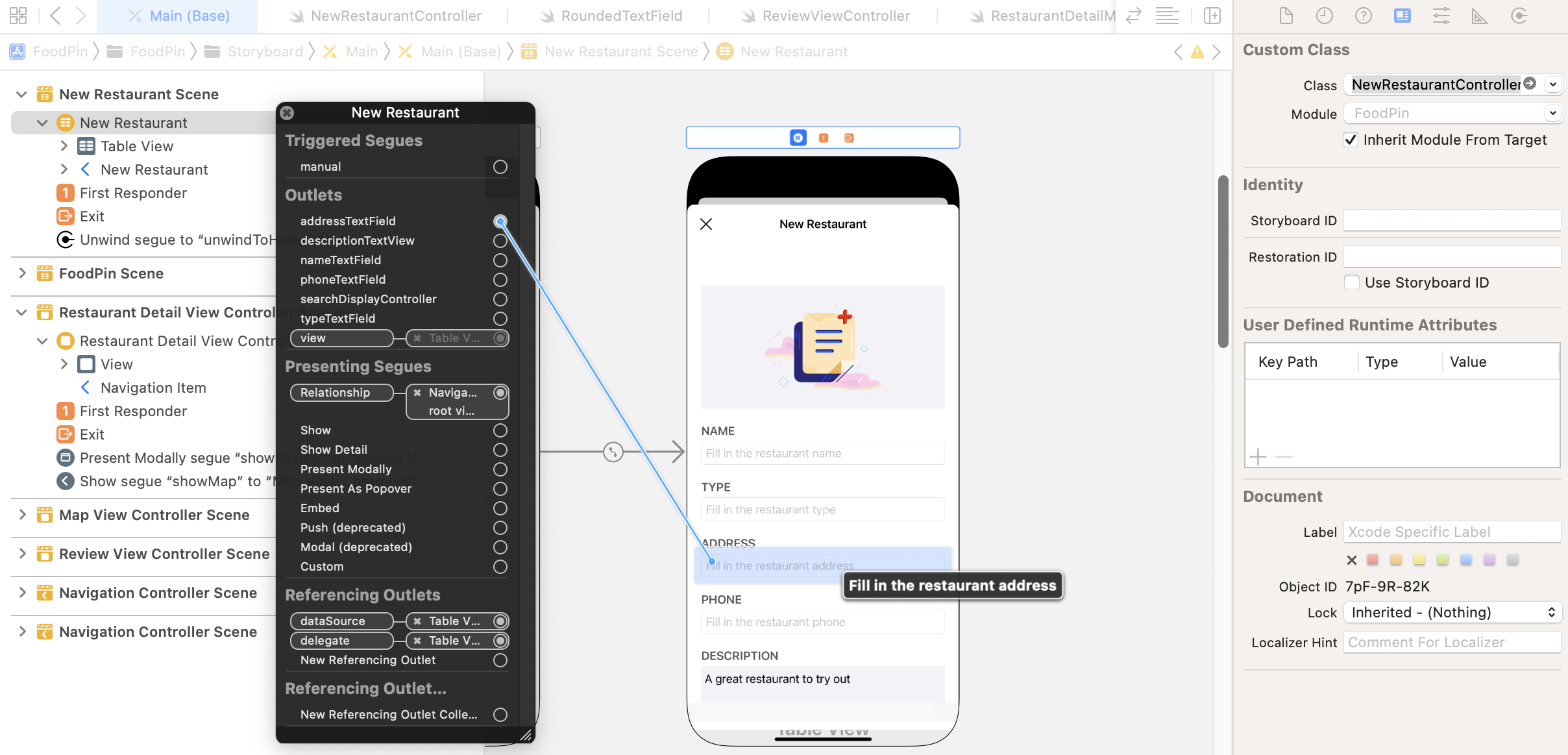 Figure 18-15. Connecting the outlets