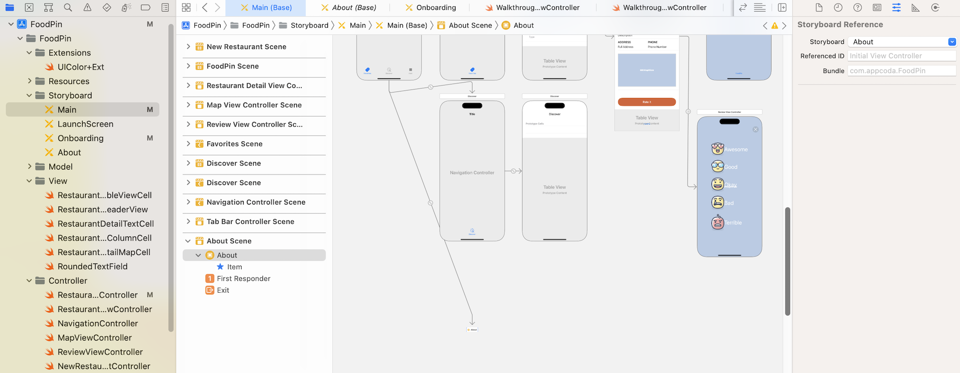 Figure 22-15. A storyboard reference