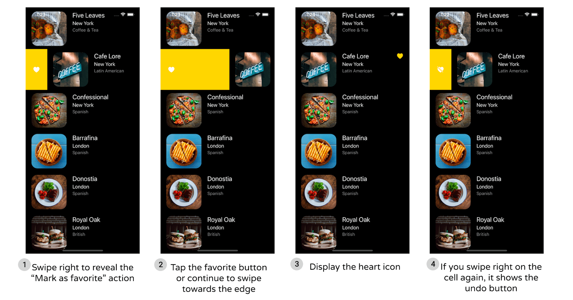 Figure 12-11. How the Swipe-to-favorite button works