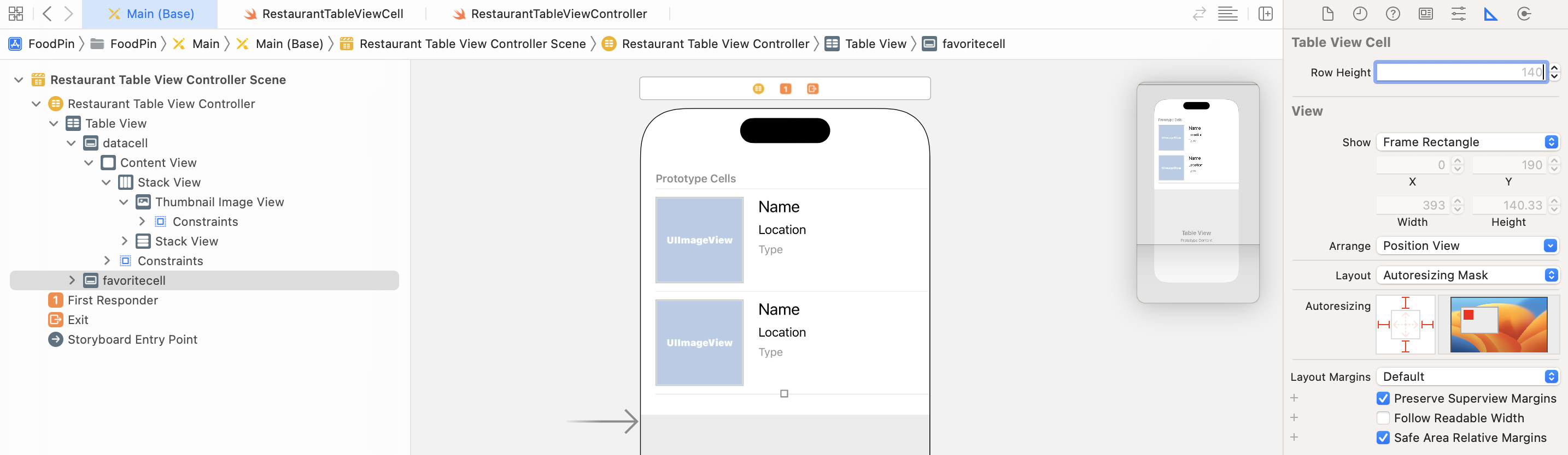 Figure 10-5. Setting the row height to automatic