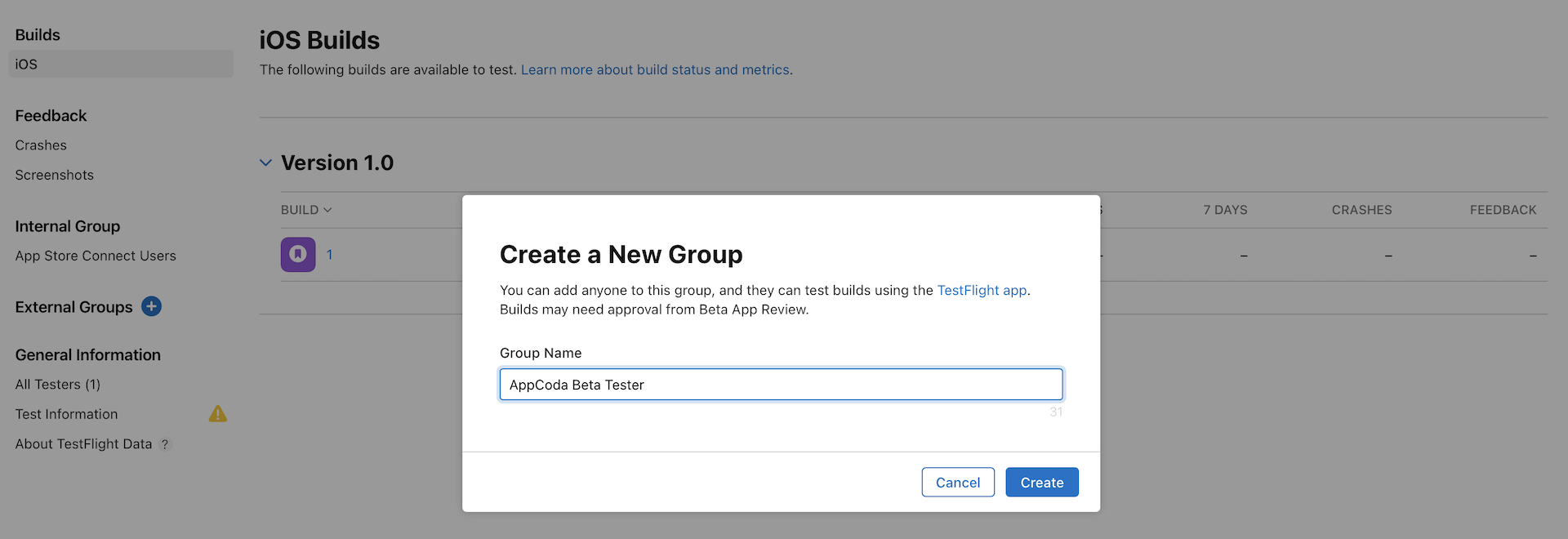 ￼Figure 27-19. Submitting your app for beta app review