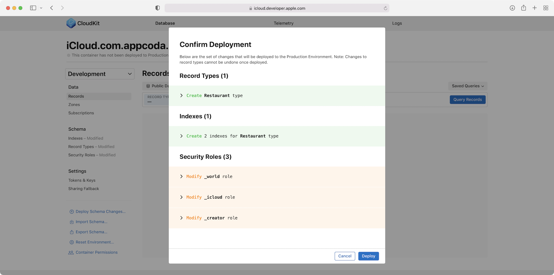 ￼Figure 27-21. Deploy to production
