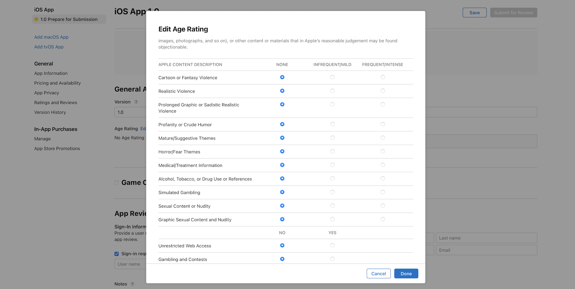 ￼Figure 27-6. Edit age rating