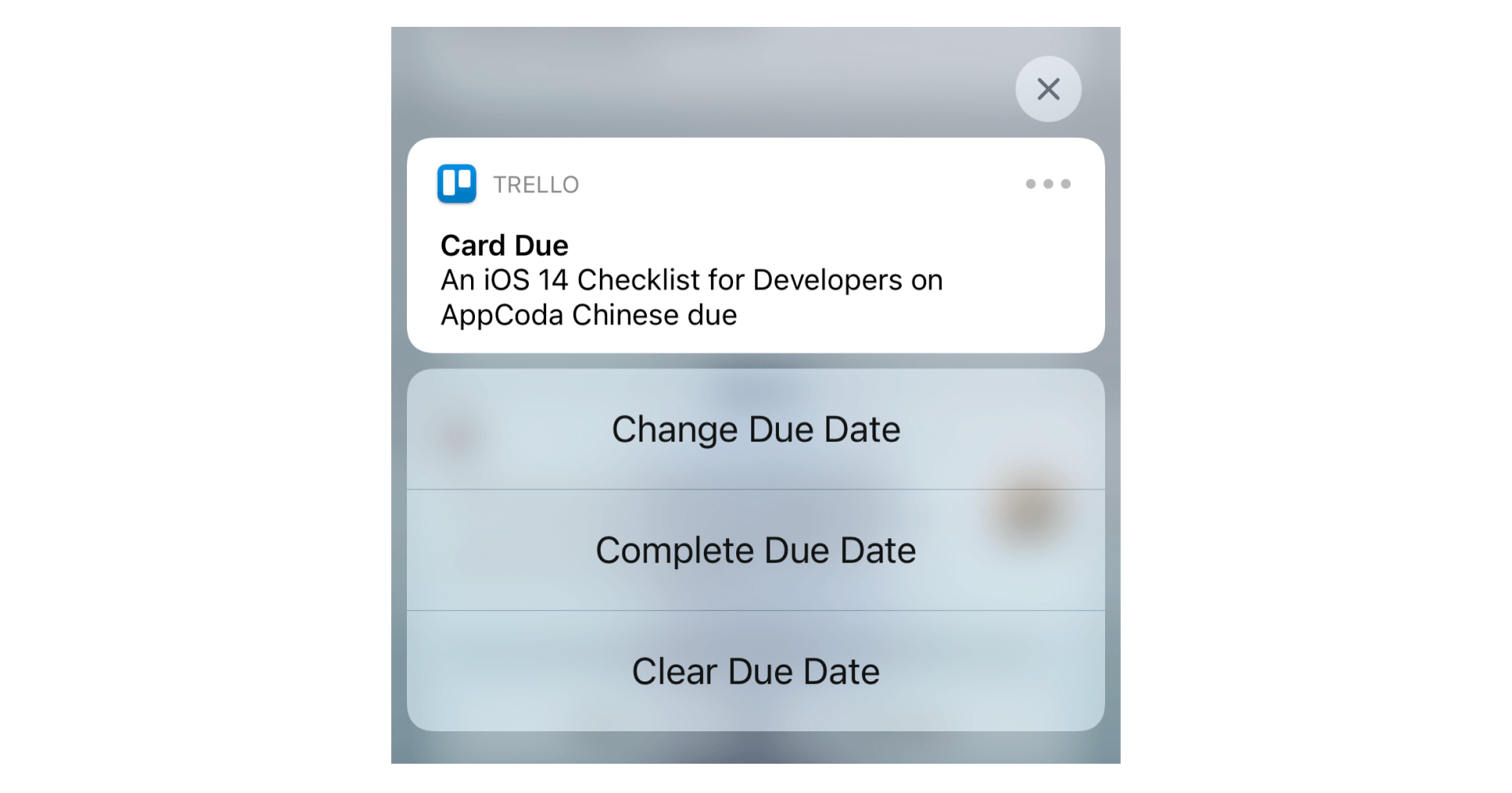 Figure 30-8. A sample notification from Trello