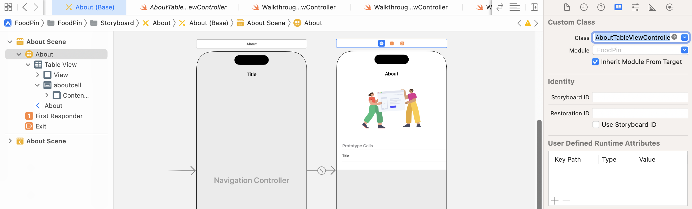 Figure 23-4. Setting the custom class